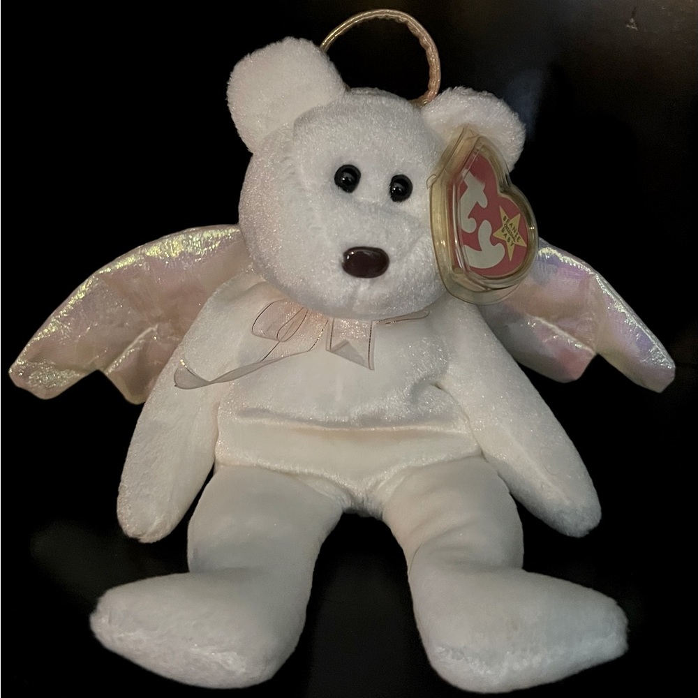 NWT - TY The Beanie Babies - Halo with Brown Nose
